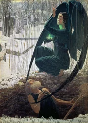 Der Tod und der Totengräber, 1900